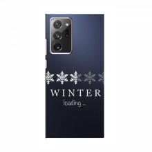Зимние Чехлы для Samsung Galaxy Note 20 Ultra - прозрачный фон - купить на Floy.com.ua
