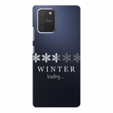 Зимние Чехлы для Samsung Galaxy S10 Lite - прозрачный фон - купить на Floy.com.ua
