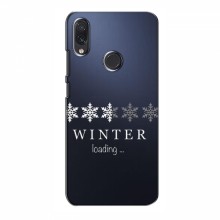 Зимние Чехлы для Samsung Galaxy M10s - прозрачный фон
