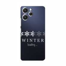 Зимние Чехлы для Xiaomi POCO М6 Pro (5G) - прозрачный фон