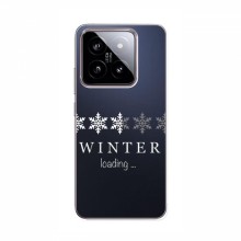 Зимние Чехлы для Xiaomi 14 - прозрачный фон - купить на Floy.com.ua