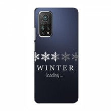 Зимние Чехлы для Xiaomi Mi 10T - прозрачный фон