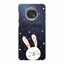 Зимние Чехлы для Xiaomi Mi 10T Lite - прозрачный фон Рождественский заяц - купить на Floy.com.ua