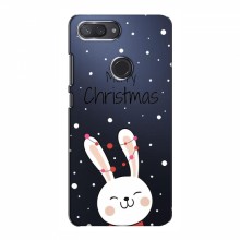 Зимние Чехлы для Xiaomi Mi8 Lite - прозрачный фон Рождественский заяц - купить на Floy.com.ua