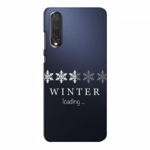 Зимние Чехлы для Xiaomi Mi 9 Lite - прозрачный фон - купить на Floy.com.ua