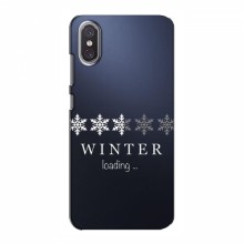 Зимние Чехлы для Xiaomi Mi8 Pro - прозрачный фон - купить на Floy.com.ua