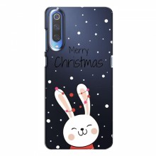 Зимние Чехлы для Xiaomi Mi 9 - прозрачный фон Рождественский заяц - купить на Floy.com.ua