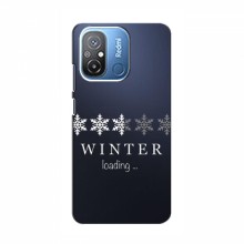 Зимние Чехлы для Xiaomi POCO C55 - прозрачный фон - купить на Floy.com.ua