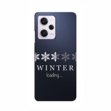 Зимние Чехлы для Xiaomi POCO X5 (5G) - прозрачный фон - купить на Floy.com.ua