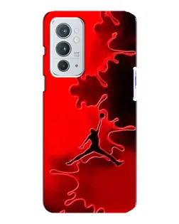 Чохол для OnePlus 9RT з картинкою «Jordan Red Smoke»