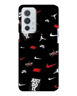 Чохол для OnePlus 9RT з картинкою «Nike Mix Pattern»