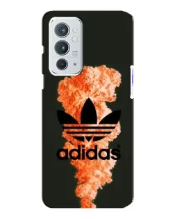 Чохол для OnePlus 9RT з картинкою «Помаранчевий дим Adidas»