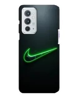 Чохол для OnePlus 9RT з картинкою «Неоновий контур Nike»