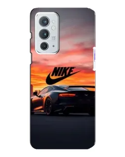 Чохол для OnePlus 9RT з картинкою «Nike та суперкар»