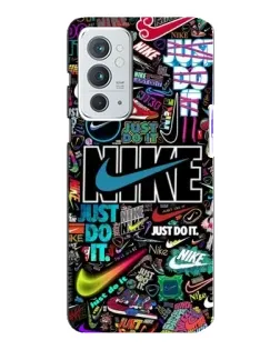 Чехол для OnePlus 9RT с картинкой «Яркий коллаж Nike»