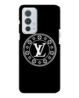 Чехол для OnePlus 9RT с картинкой «LV — печать стиля»