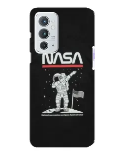 Чохол для OnePlus 9RT з картинкою «NASA — крокуємо по Місяцю»