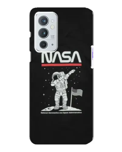 Чохол для OnePlus 9RT з картинкою «NASA — крокуємо по Місяцю»