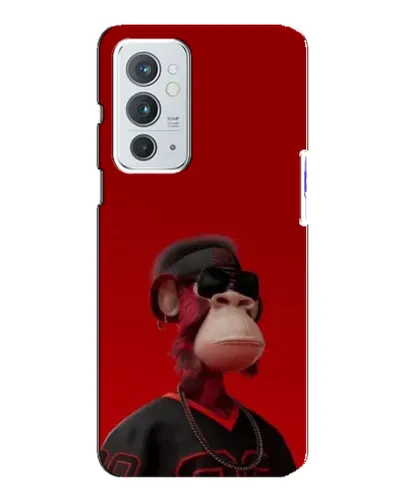 Чохол для OnePlus 9RT з картинкою «Bored Ape в червоному» Чохол для OnePlus 9RT з картинкою «Bored Ape в червоному»