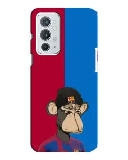 Чохол для OnePlus 9RT з картинкою «Bored Ape — фанат Барси»