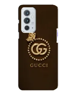 Чохол для OnePlus 9RT з картинкою «Gucci — золотий метелик»