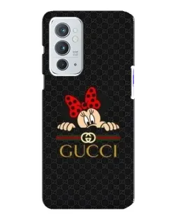 Чохол для OnePlus 9RT з картинкою «Мінні Маус Gucci — чорний»
