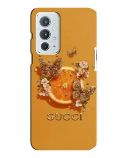 Чохол для OnePlus 9RT з картинкою «Gucci — золоті метелики»