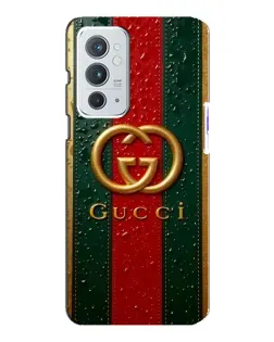 Чохол для OnePlus 9RT з картинкою «Gucci — фірмова смуга та золото»