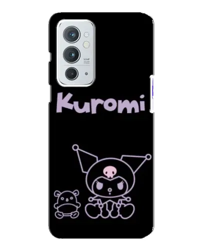 Чохол для OnePlus 9RT з картинкою «Kuromi — чорний мінімалізм»