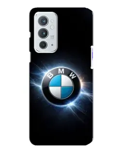 Чохол для OnePlus 9RT з картинкою «BMW — неонове сяйво»