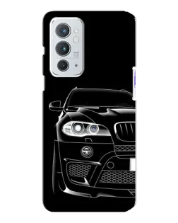 Чохол для OnePlus 9RT з картинкою «Темний силует BMW»
