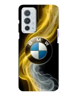 Чохол для OnePlus 9RT з картинкою «Золотистий дим BMW»