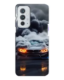 Чохол для OnePlus 9RT з картинкою «BMW у диму»