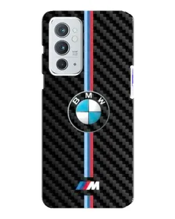 Чохол для OnePlus 9RT з картинкою «Емблема BMW та карбон»