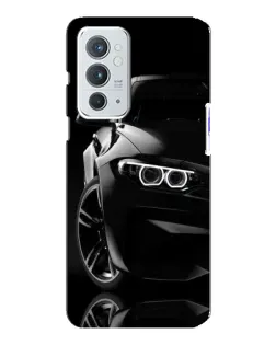 Чохол для OnePlus 9RT з картинкою «Чорна BMW — профіль»