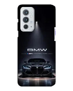 Чохол для OnePlus 9RT з картинкою «BMW крізь нічне місто»
