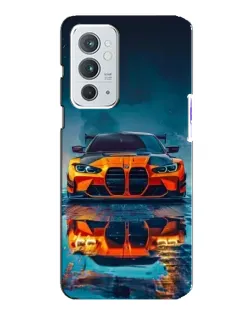 Чохол для OnePlus 9RT з картинкою «BMW — золота емблема»