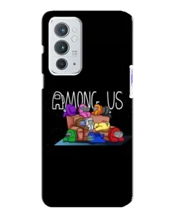 Чехол для OnePlus 9RT с картинкой «Логотип Among Us»