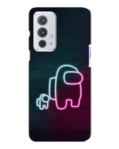 Чехол для OnePlus 9RT с картинкой «Among Us неон-арт» Чехол для OnePlus 9RT с картинкой «Among Us неон-арт»