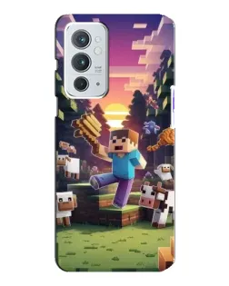 Чехол для OnePlus 9RT с картинкой «Стив на ферме»