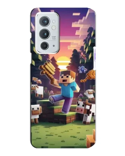 Чехол для OnePlus 9RT с картинкой «Стив на ферме»