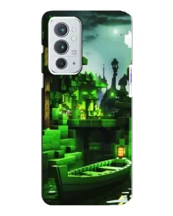 Чехол для OnePlus 9RT с картинкой «Minecraft лесной пейзаж»