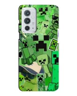 Чехол для OnePlus 9RT с картинкой «Криперы Minecraft»