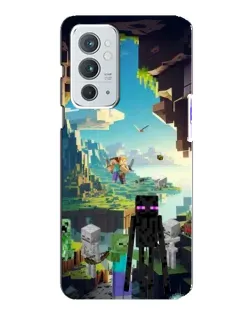 Чехол для OnePlus 9RT с картинкой «Эндермен в лесу»
