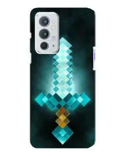 Чехол для OnePlus 9RT с картинкой «Алмазный меч неон»