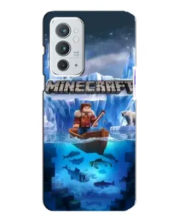 Чехол для OnePlus 9RT с картинкой «Minecraft ледяной мир»