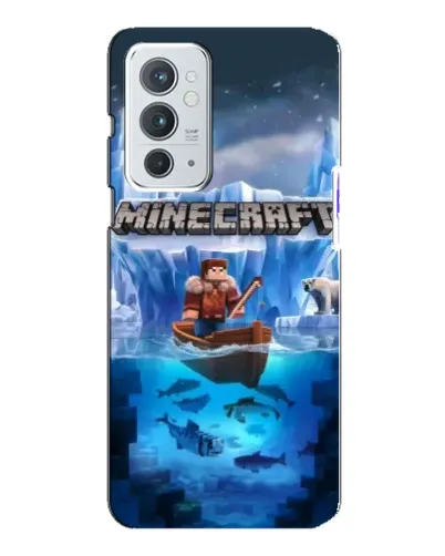 Чехол для OnePlus 9RT с картинкой «Minecraft ледяной мир»
