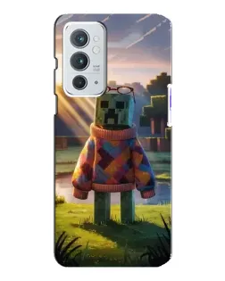 Чехол для OnePlus 9RT с картинкой «Крипер в свитере»