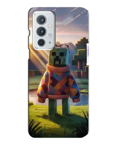 Чехол для OnePlus 9RT с картинкой «Крипер в свитере»