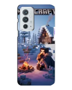 Чехол для OnePlus 9RT с картинкой «Зимний Minecraft»